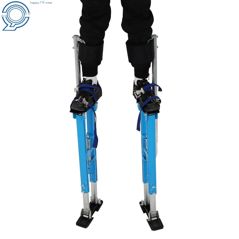 Adjustable Drywall Stilts for Painters 36"-48" Blue