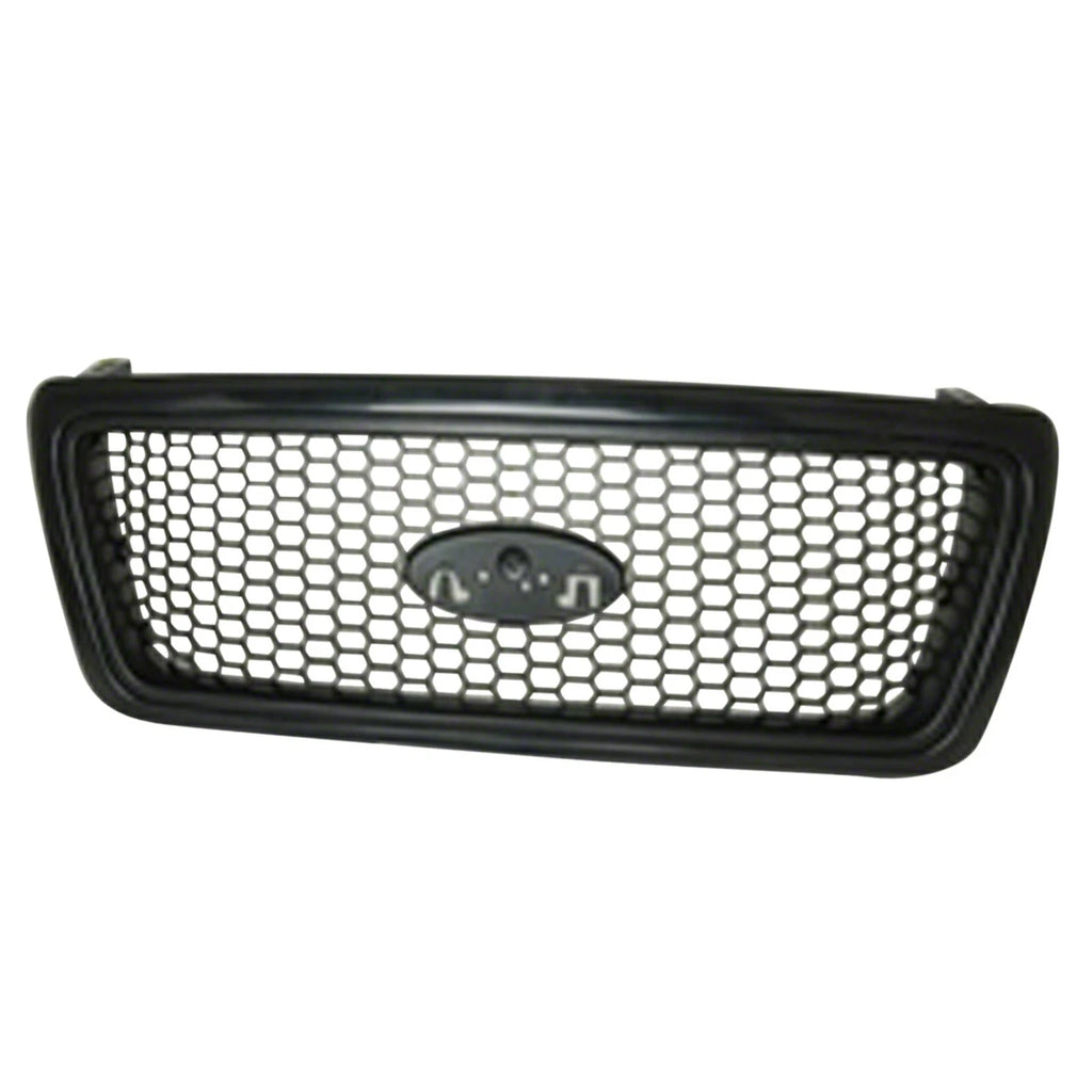 Replacement Front Grille Black Ready to Paint for 2004–2006 Ford Pickup