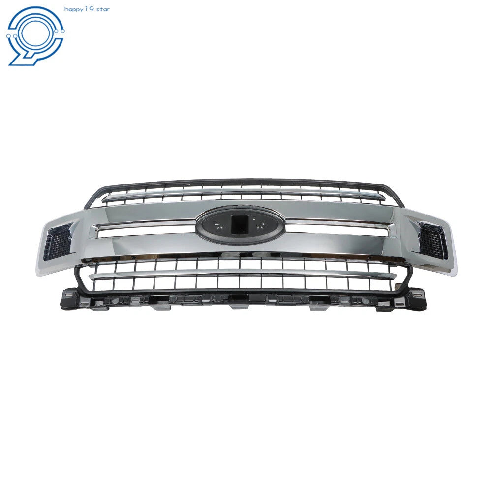 Front Radiator Grille Assembly for Ford F-150 (2018-2020) Chrome
