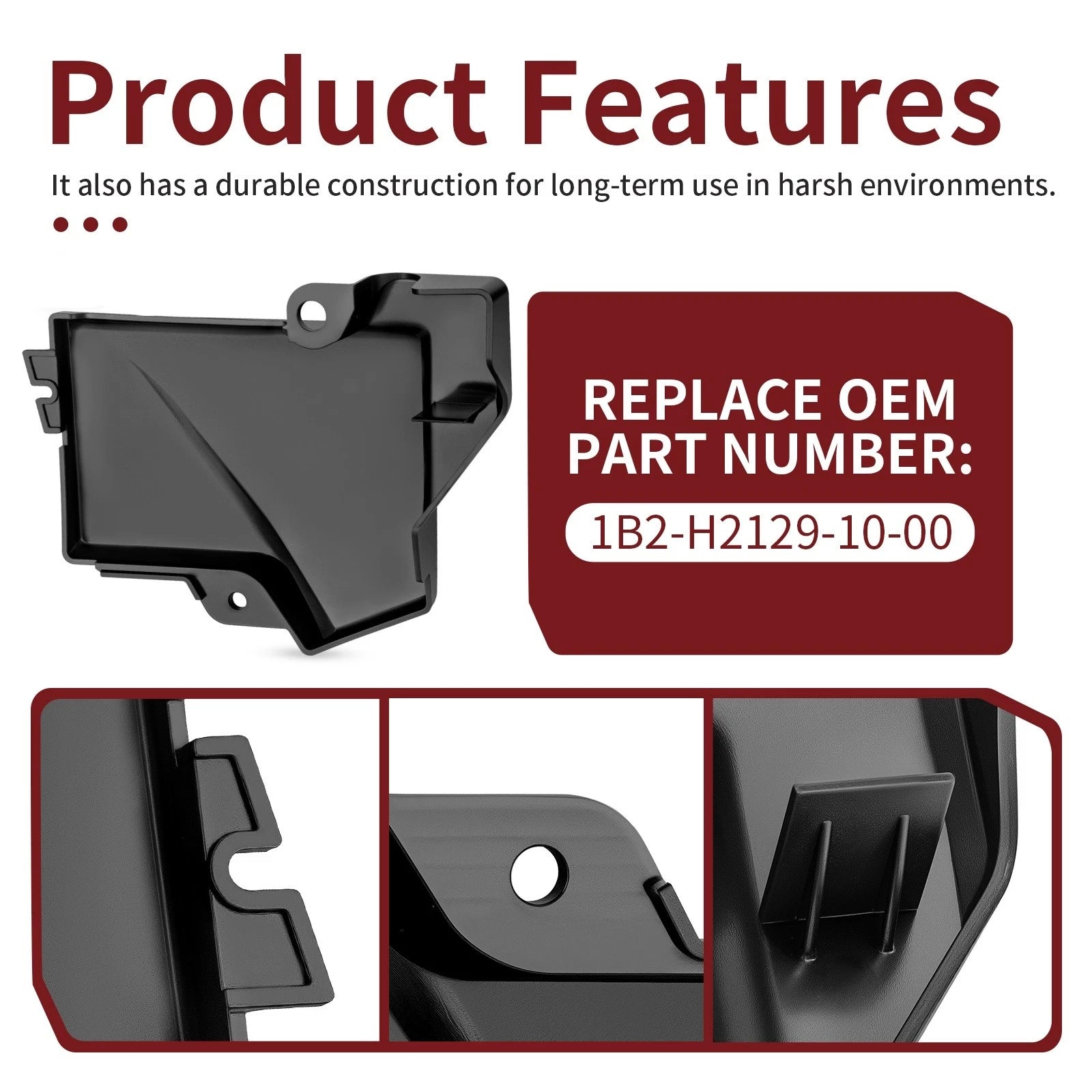 Battery Cover Lid for Yamaha TTR125E/TTR125LE (2008–2024)