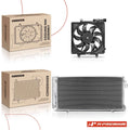A/C Condenser & Cooling Fan Assembly for Subaru Forester Impreza WRX (2000–2020)