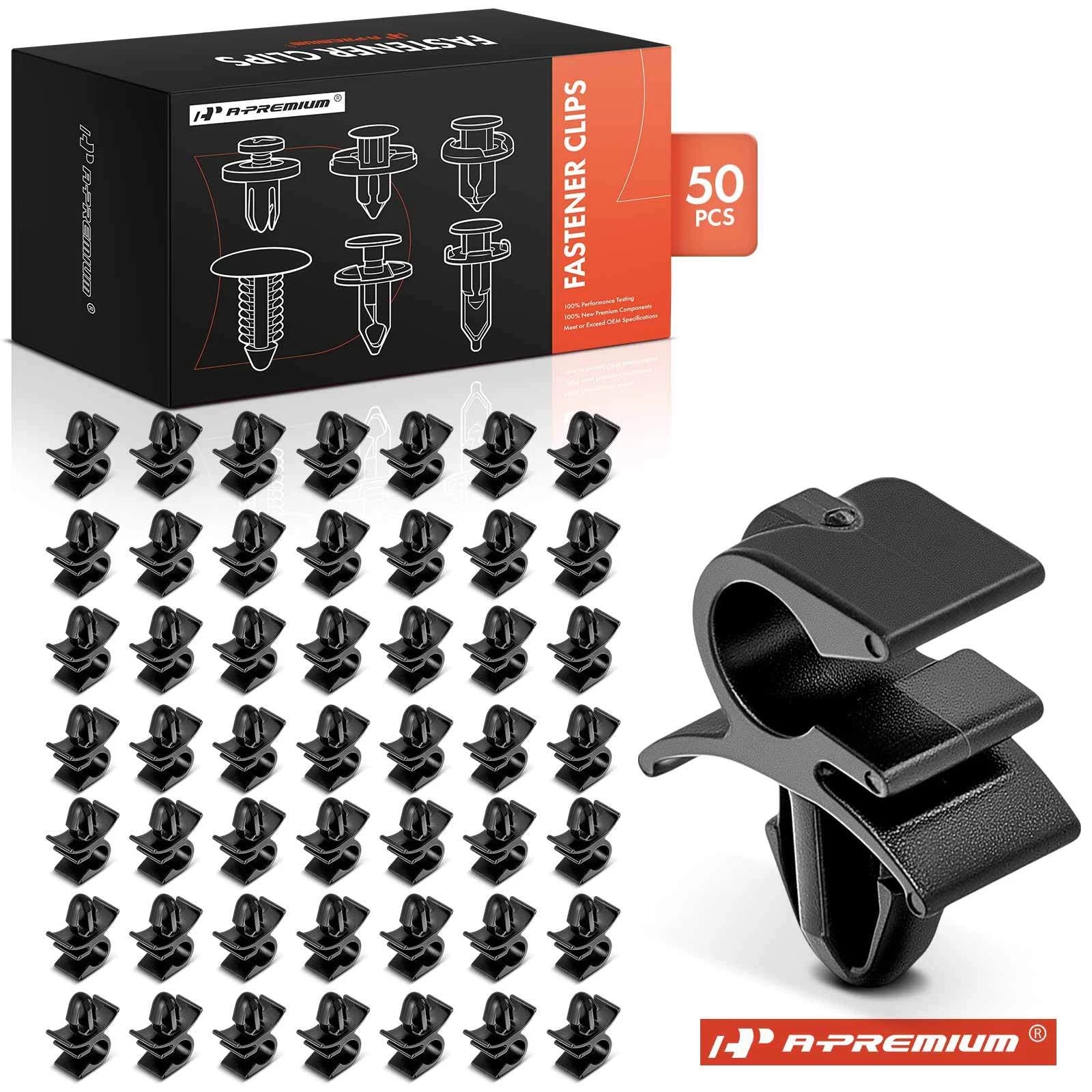 50Pcs Nylon Hood Latch Release Cable Retainer Clips for Dodge Jeep 