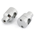 2" Handlebar Risers for Yamaha V-Star, Honda VTX, Suzuki (VN 900) Chrome