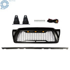 3 LED Lights for Toyota Tacoma (2005–2011) Front Bumper Grille Black