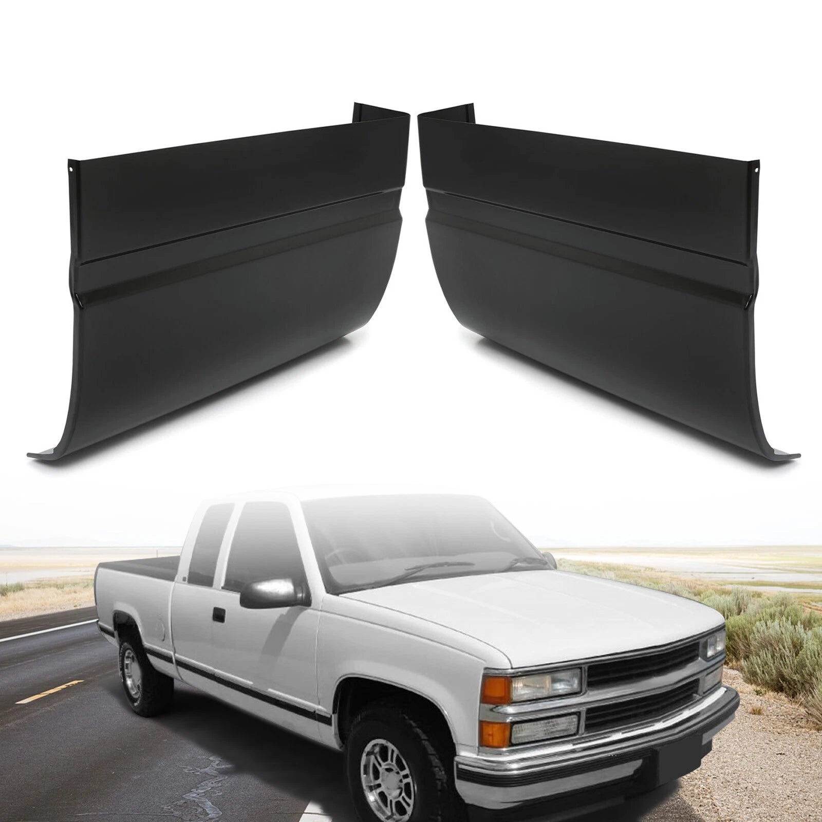 Steel Cab Corners for Chevy GMC Pickup Extended Cab (1988–1998) Rust Repair Pair