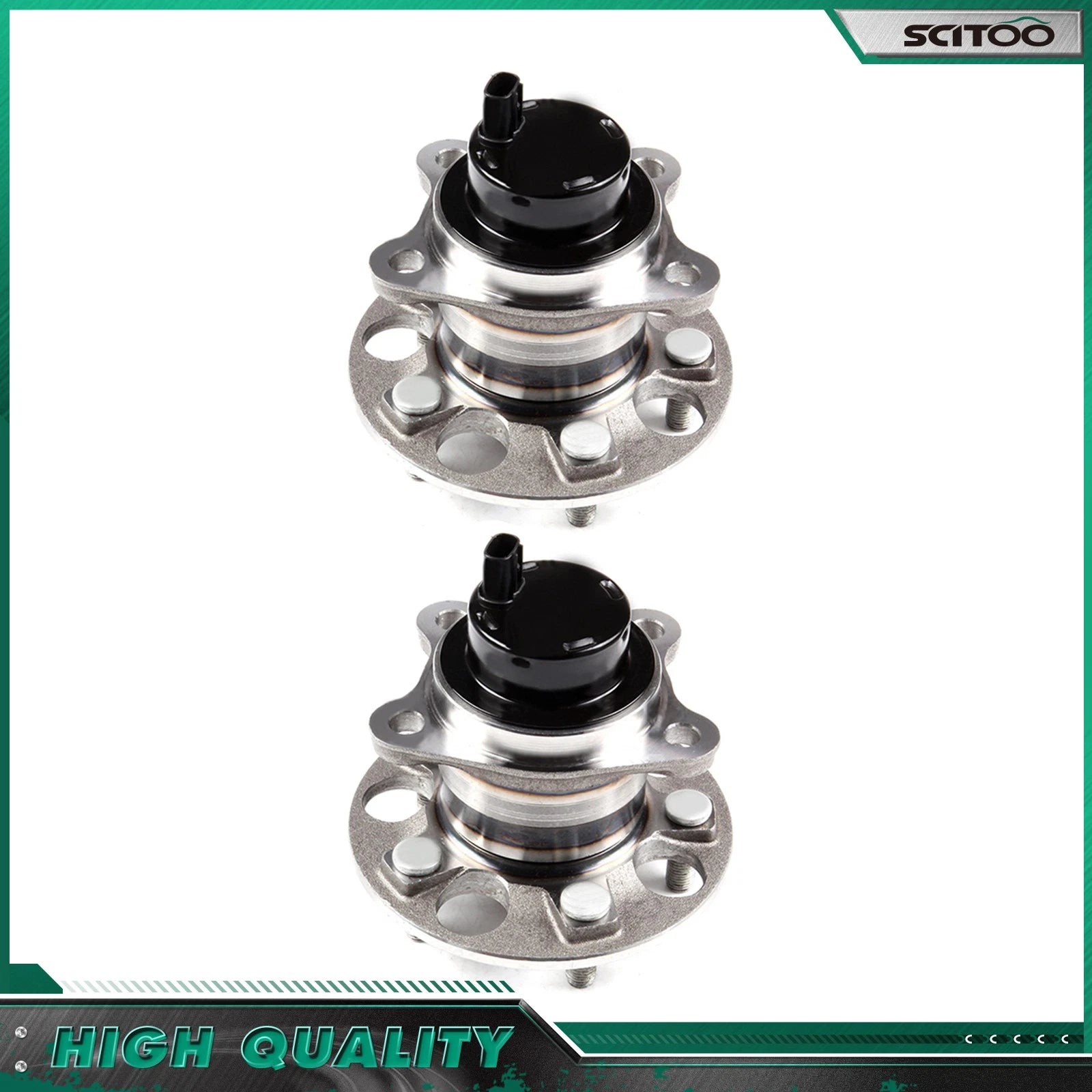 2X Rear Wheel Bearing Hub Assembly for Lexus RX330 (2004–2006) 5 Lugs