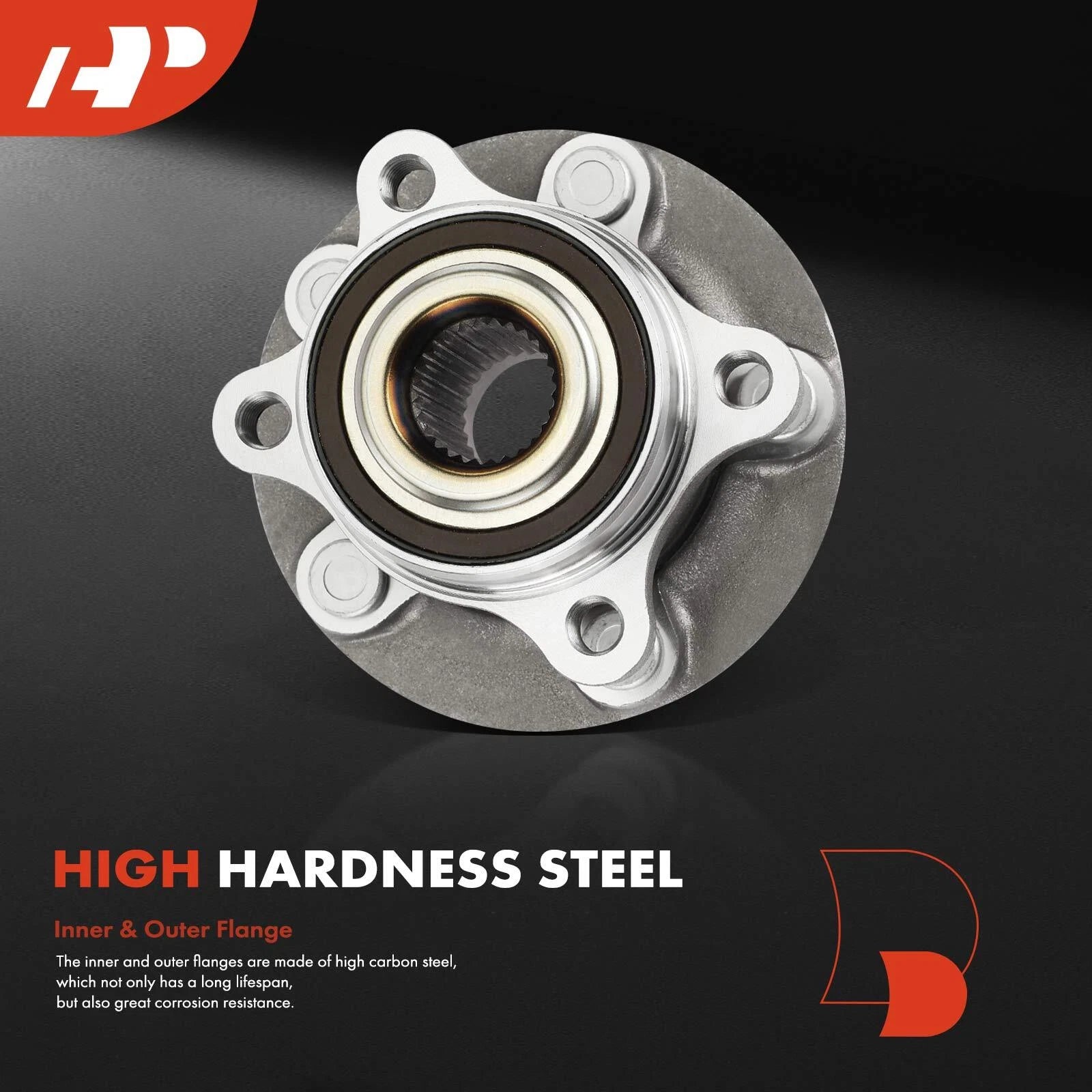 2X Wheel Hub & Bearing Assembly for Ford Fusion (2013–2020)
