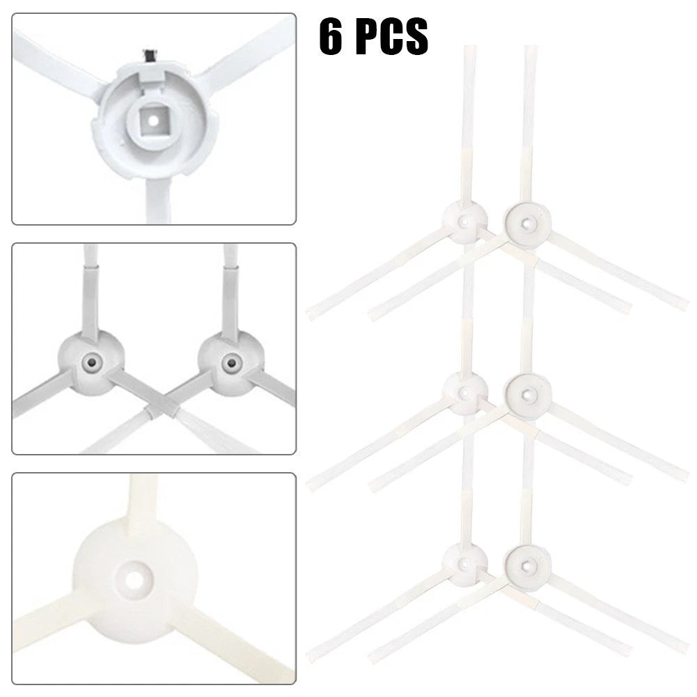 Set of 6 Side Brushes for Tefal Explorer RG7447 (60 Series)