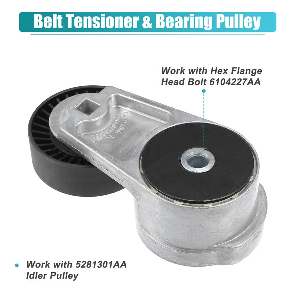Dodge Automatic Accessory Drive Belt Tensioner Assembly (2006-2010)