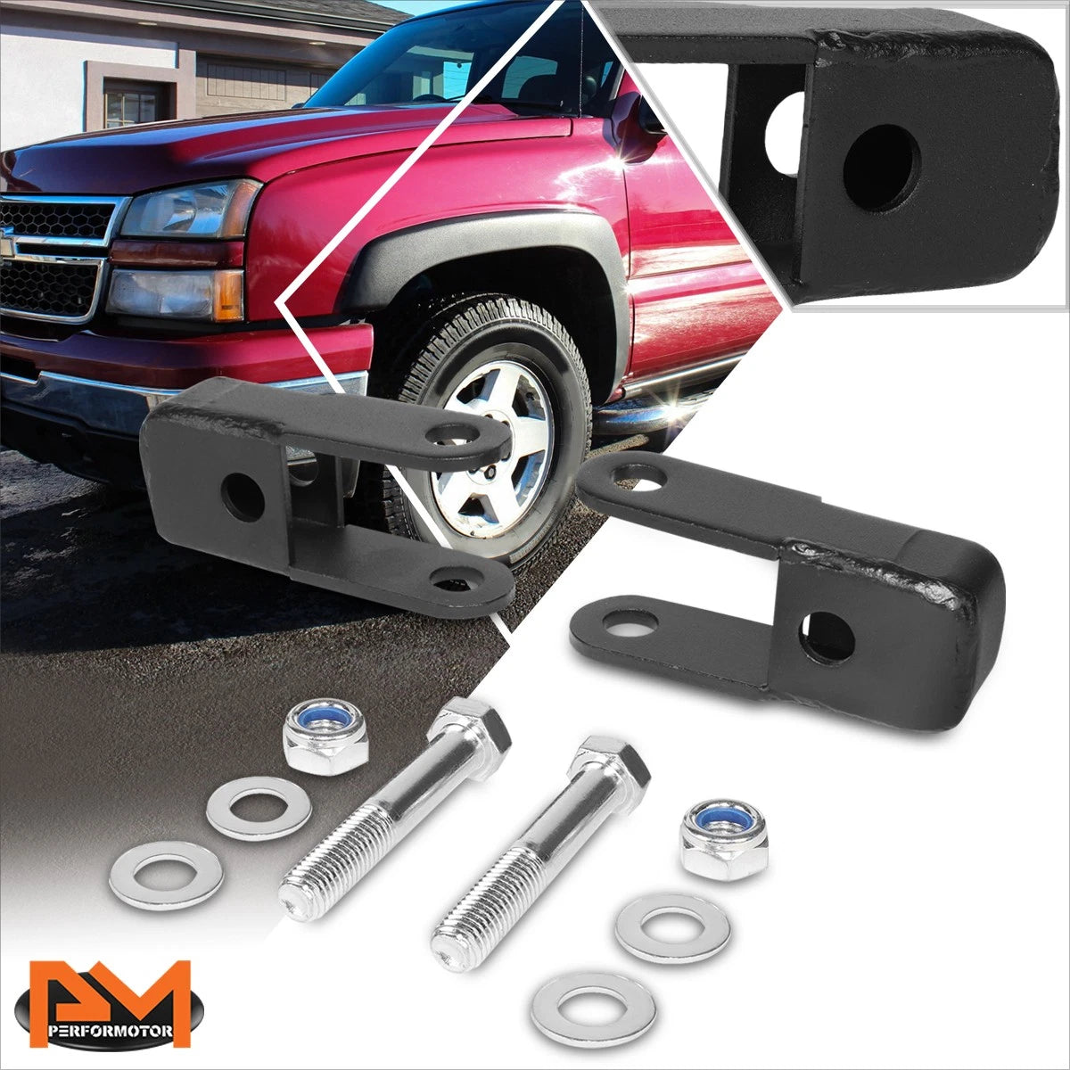 2-4" Lift Front Shock Extension for Silverado/Sierra 1500 4WD (1999–2007)