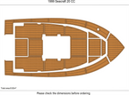 EVA Pads Flooring Mat for Seacraft 20 CC (1999)