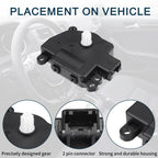 2X No.68238243AA HVAC Heater Blend Door Control Actuator for Chrysler 300 (2008)