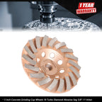 5 Inch Turbo Diamond Grinding Cup Wheel for Concrete (Universal)