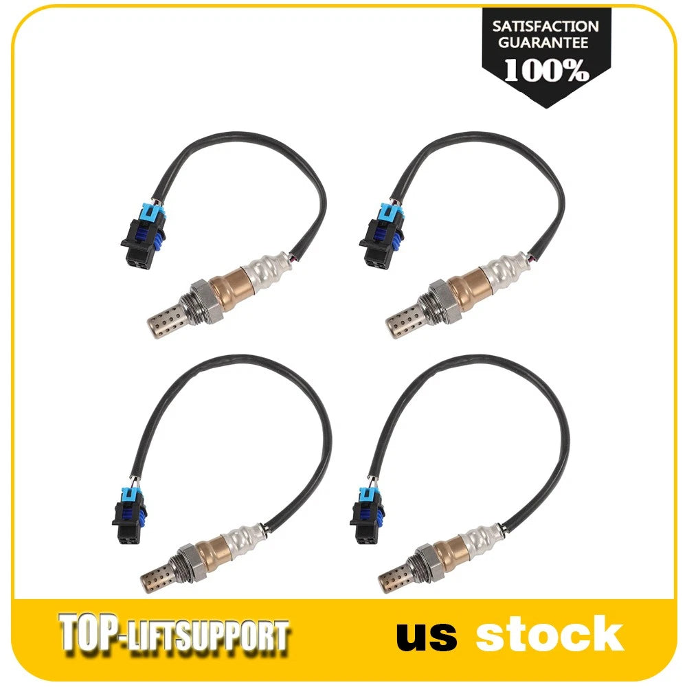 Set of 4 Oxygen Sensors for Chevrolet Traverse, Buick Enclave, GMC 3.6L