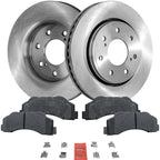 Brake Disc Rotor and Pad Kit for Ford F-150 (2010–2014) 13.78" Diameter