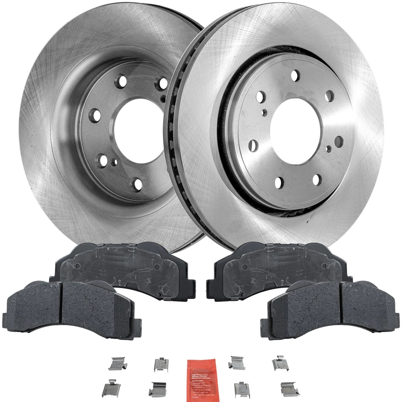 Brake Disc Rotor and Pad Kit for Ford F-150 (2010–2014) 13.78" Diameter