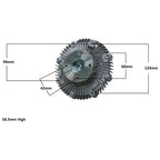 Viscous 4.2L Fan Clutch for Nissan Patrol GQ Y60 TB42 Carb (1991-1994)