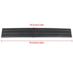 Tailgate Flex Step Molding Cap Trim Pad for Ford F150 (2009-2014) Black