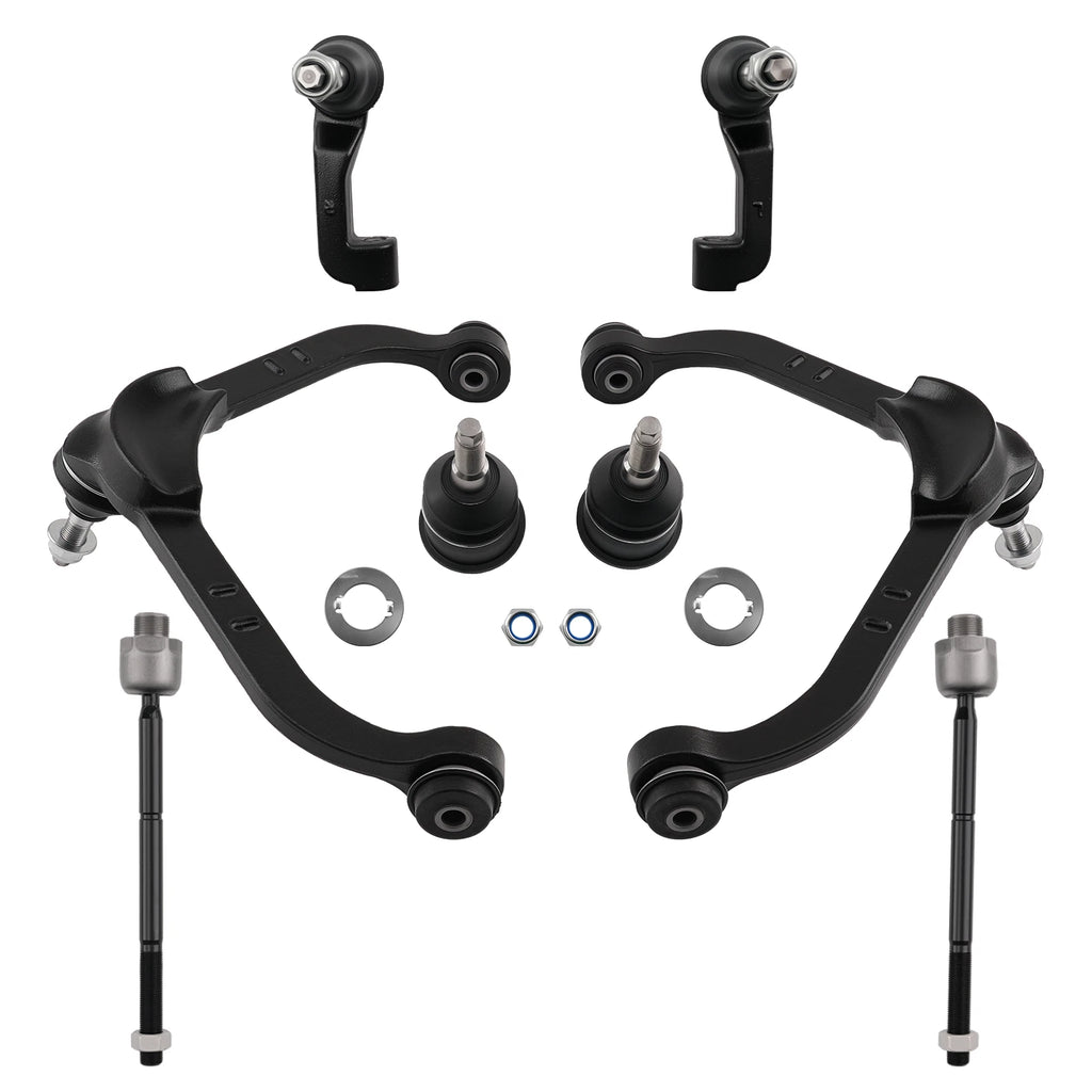 8pc Front Upper Control Arm Tie Rod End for Jeep Liberty (2002–2004) EV402 K3198