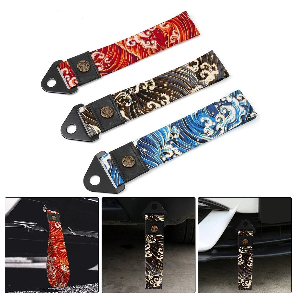 Tow Strap for Universal Sports Racing Bumper Towing Hook