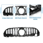 Front Upper Bumper Grille for Mercedes-Benz C200 AMG Body Styling (2023)