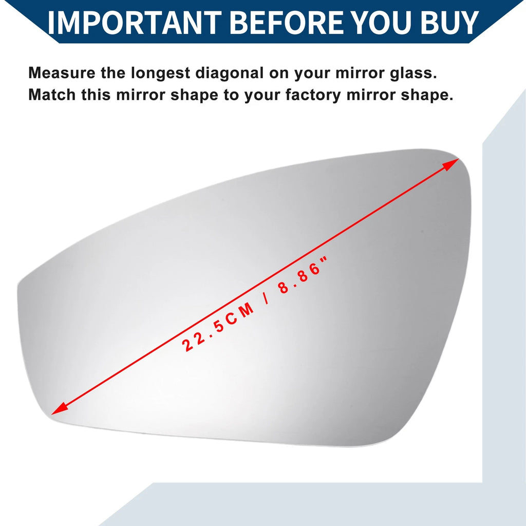 Heated Mirror Glass for Volkswagen iD4 (2020–2022)