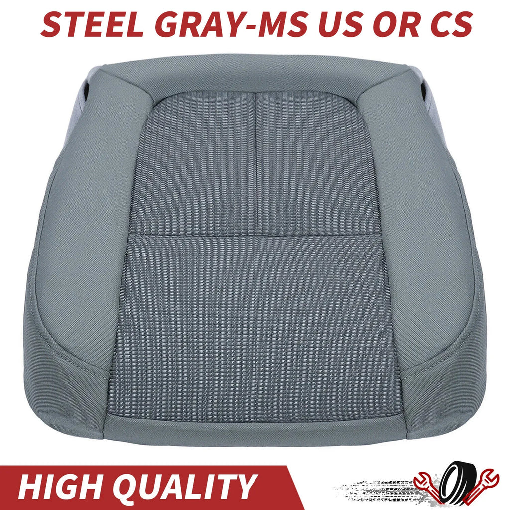 Driver Bottom Fabric Seat Cover for Ford F150 XLT (2011–2014) Gray