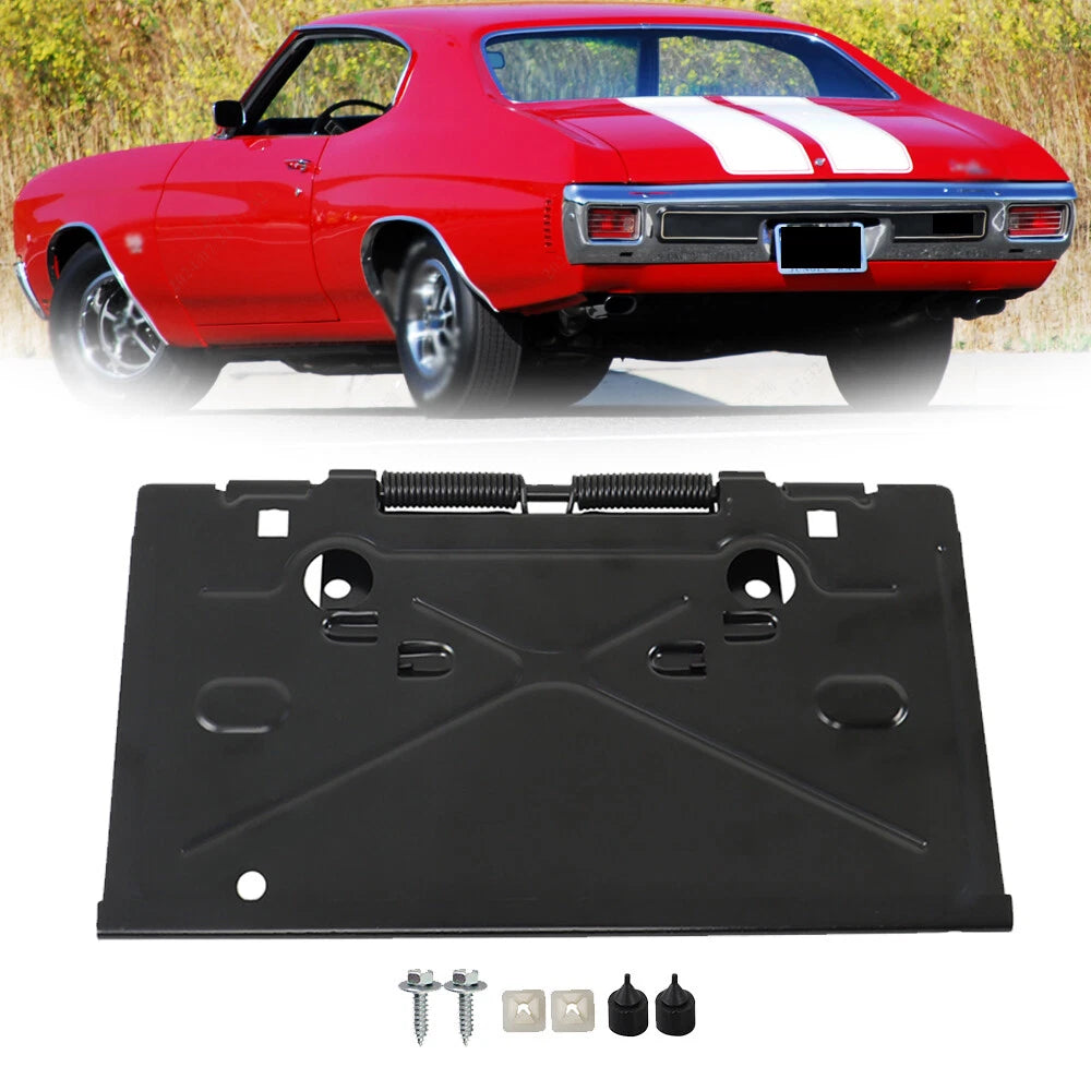 License Plate Bracket with Hinge for Chevrolet Chevelle (1968–1972)