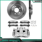 Front Brake Calipers Rotors Ceramic Pads Kit for Chevy Impala Monte Carlo