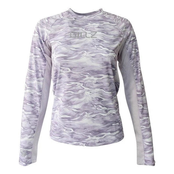 Gillz Long Sleeve Tournament Shirt for Women (GWLSUVTourWM-OCH-S)