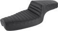 SADDLEMEN Step-Up Seat for Harley Davidson (2014–2023) - Black Tuck-n-Roll