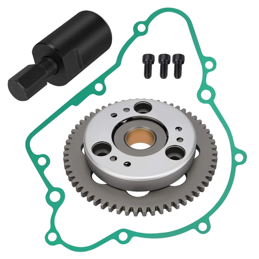 Starter Clutch Idler Gear Gasket Kit for Kawasaki Bayou 220 250 (1990–2004)