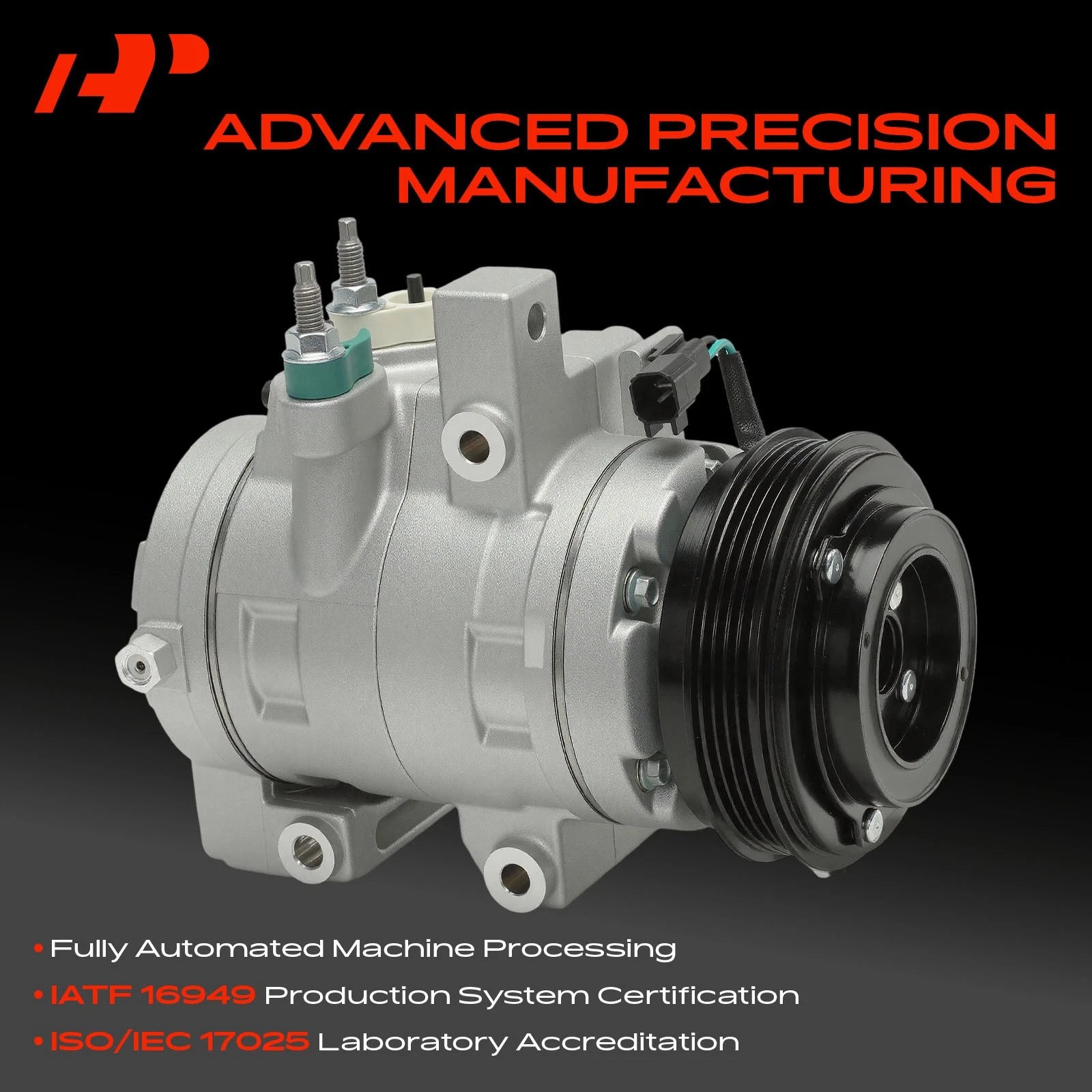 A/C Compressor with Clutch for Ford F-150, Lincoln Mark LT (2014)
