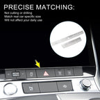 Central Control Buttons Cover Alarm Switch Sticker for Audi A6 A7 (2012–2018)