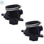 2Pcs Carburetor Intake Manifold Boots for Ski-Doo (420867882, 420867880)
