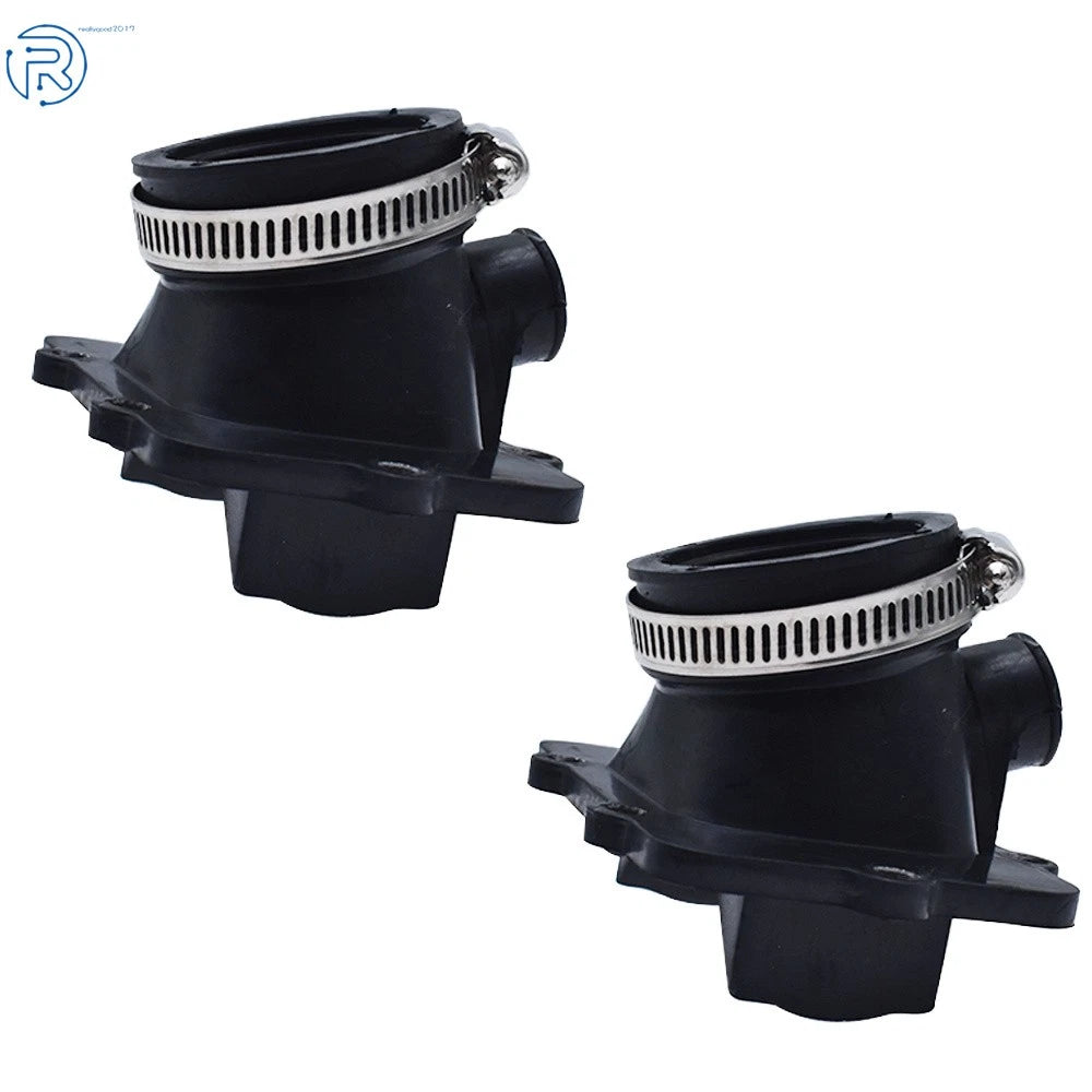 2Pcs Carburetor Intake Manifold Boots for Ski-Doo (420867882, 420867880)