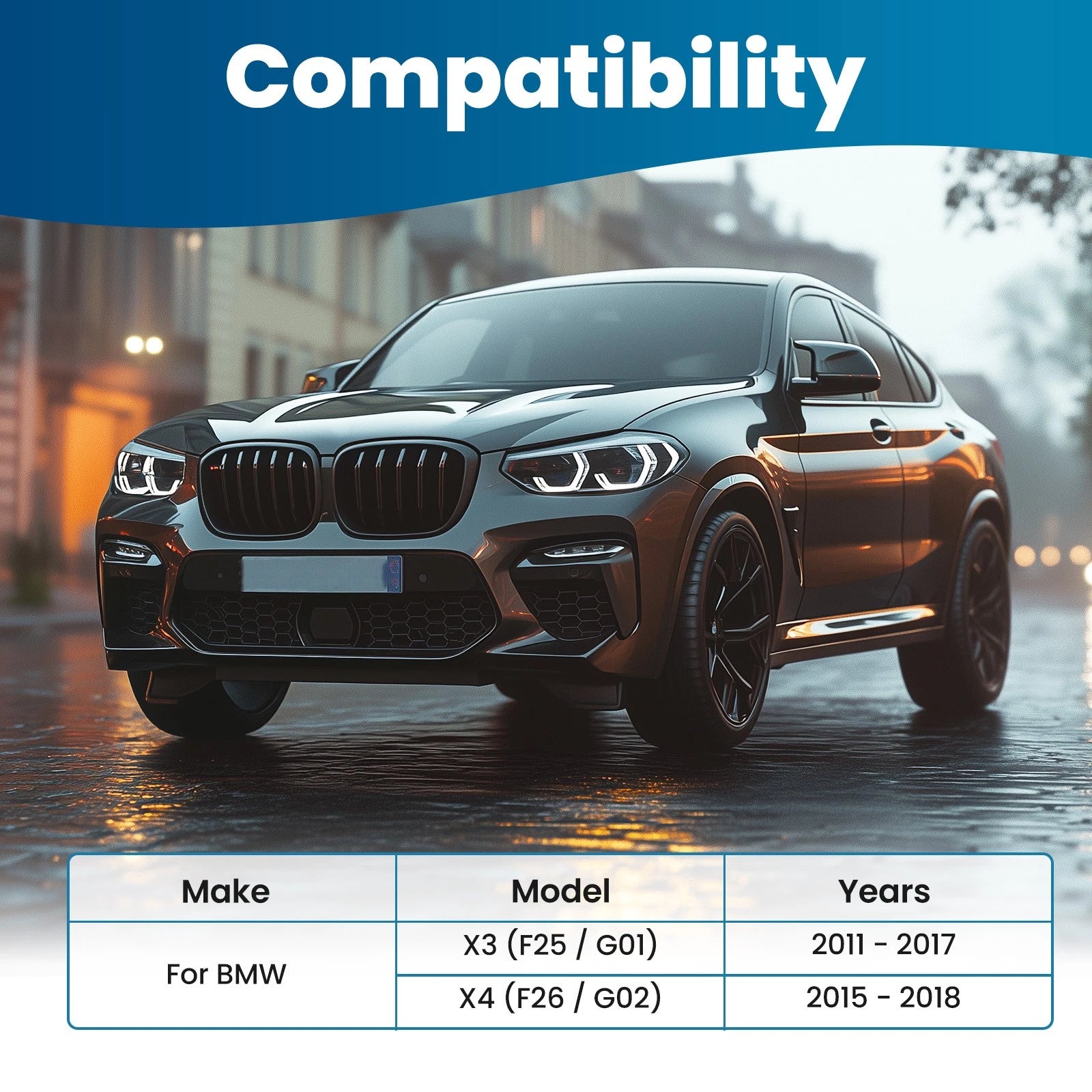 Complete Control Arms Set for BMW X3 X4 (2011-2017)