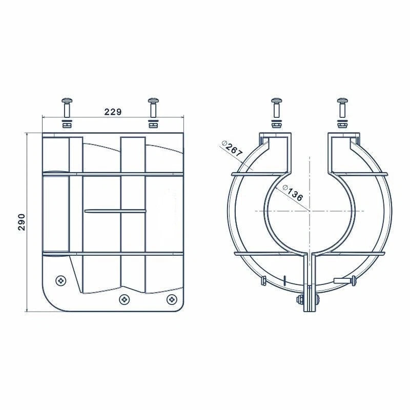 9" Propeller Safety Guard for 9.9HP 15HP 18HP 20HP Outboard Engine