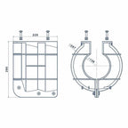9" Propeller Safety Guard for 9.9HP 15HP 18HP 20HP Outboard Engine