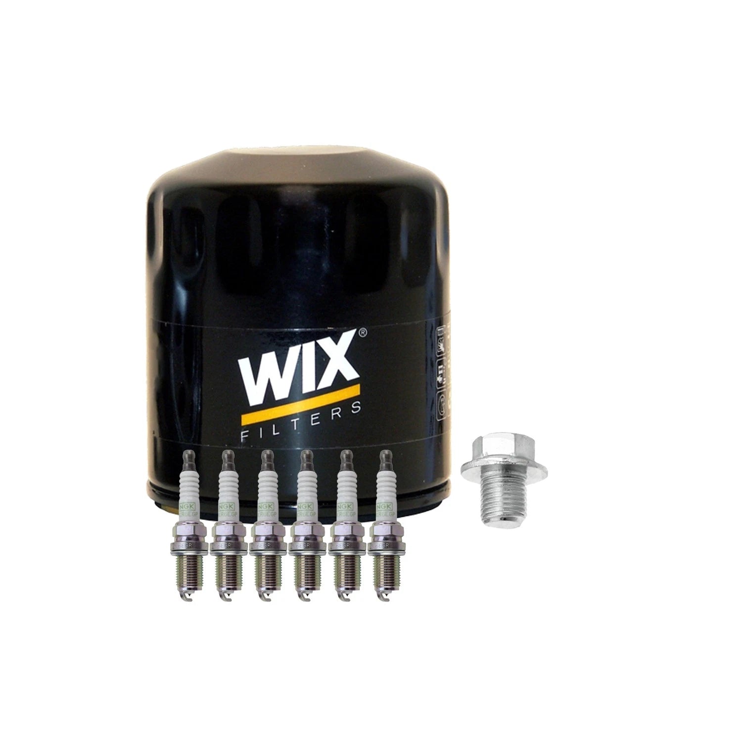Wix Engine Oil Filter & NGK 6 Platinum Spark Plugs for Camry ES300 (1992–2001)