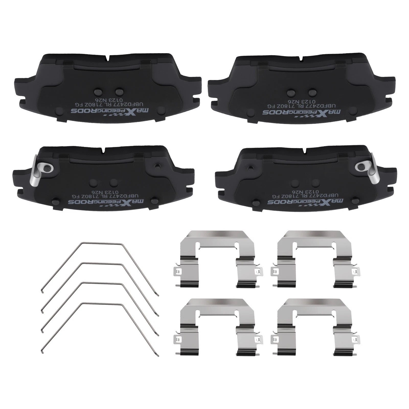 Front Ceramic Brake Pads Kit for Hyundai Elantra Tucson Kia Sportage (2016–2022)