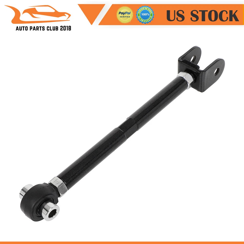 2X Rear Adjustable Toe Arm for Nissan 240SX (1989-1998) Black