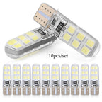 Set of 10 T10 W5W 12SMD 2835 LED Canbus Light Bulbs 6000K White