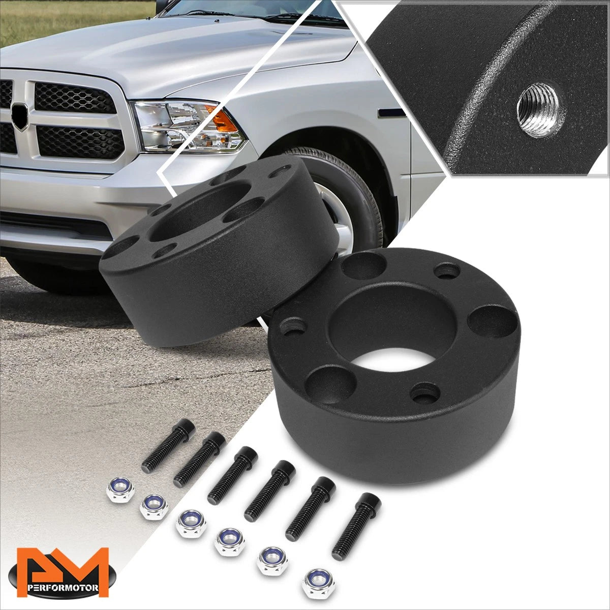 3" Leveling Lift Spacers for Dodge Ram 1500 4WD (2006–2016)