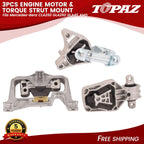 3Pcs Engine Motor & Torque Strut Mount for Mercedes-Benz CLA250 (2014–2019)