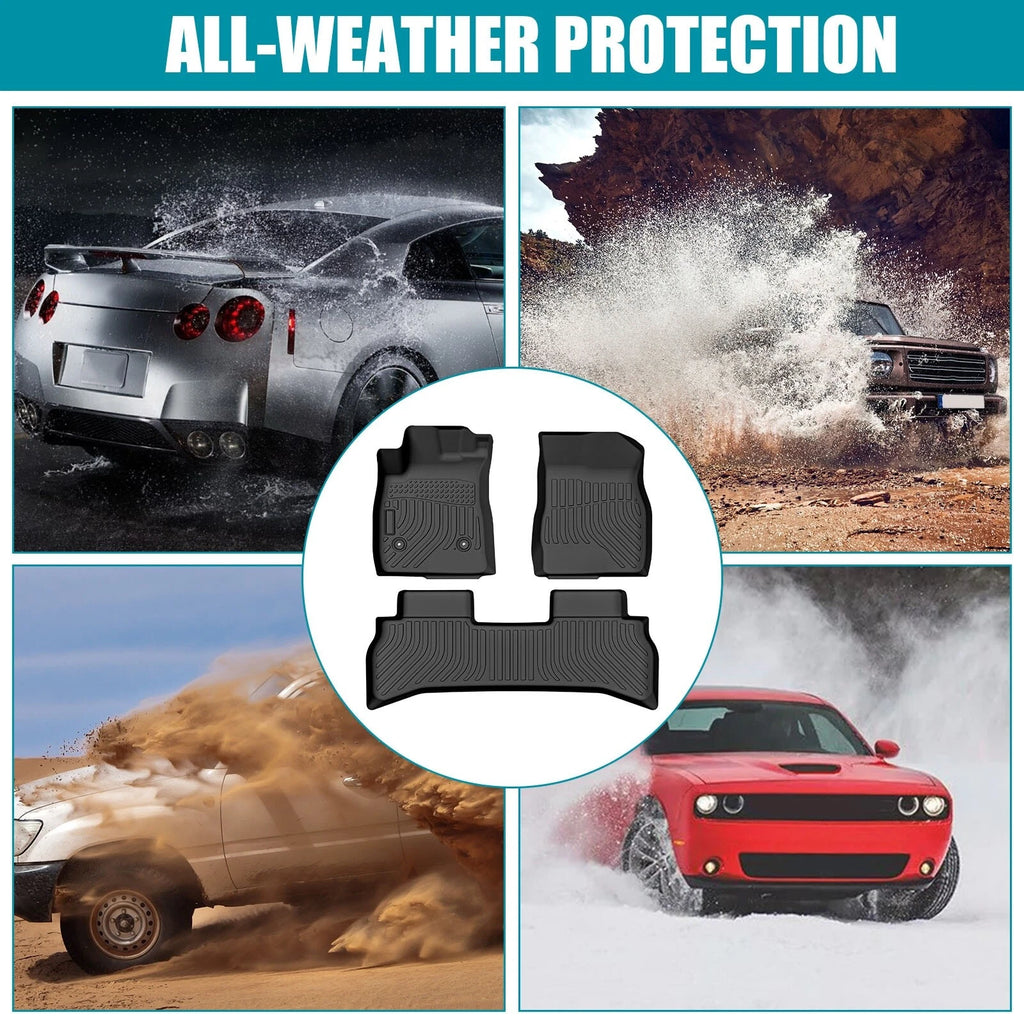 Set of 3 All Weather Floor Mats for Chevrolet Trailblazer (2021–2025)