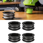 Set of 4 Trimmer Replacement Spools for Greenworks, Snapper (17ft, 0.080 inch)