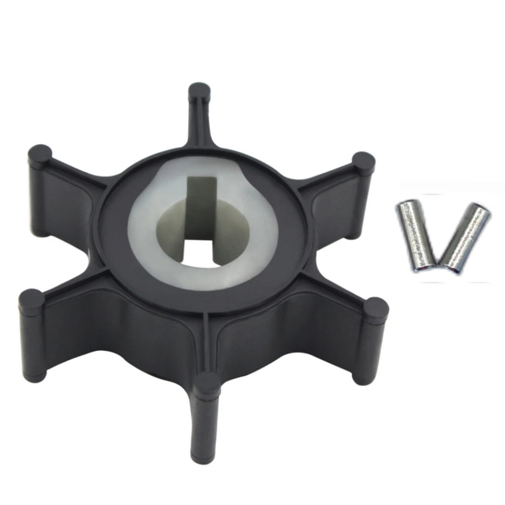 Water Pump Impeller and Pin for Yamaha 2hp 2 Stroke Outboard (646-44352-01)