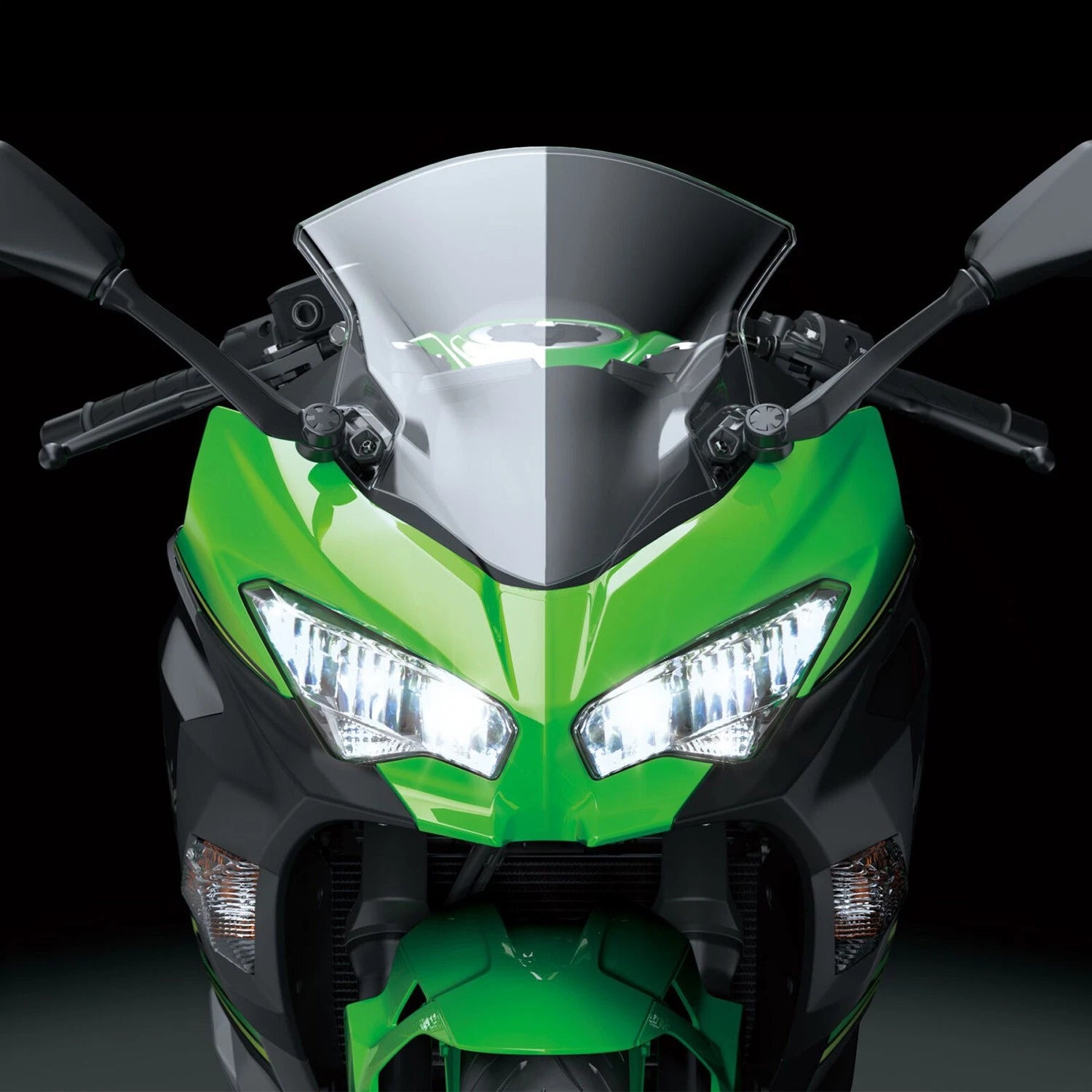 LED Front Headlight Assembly for Kawasaki Ninja 400 (2018–2024), 650 (2020–2024)