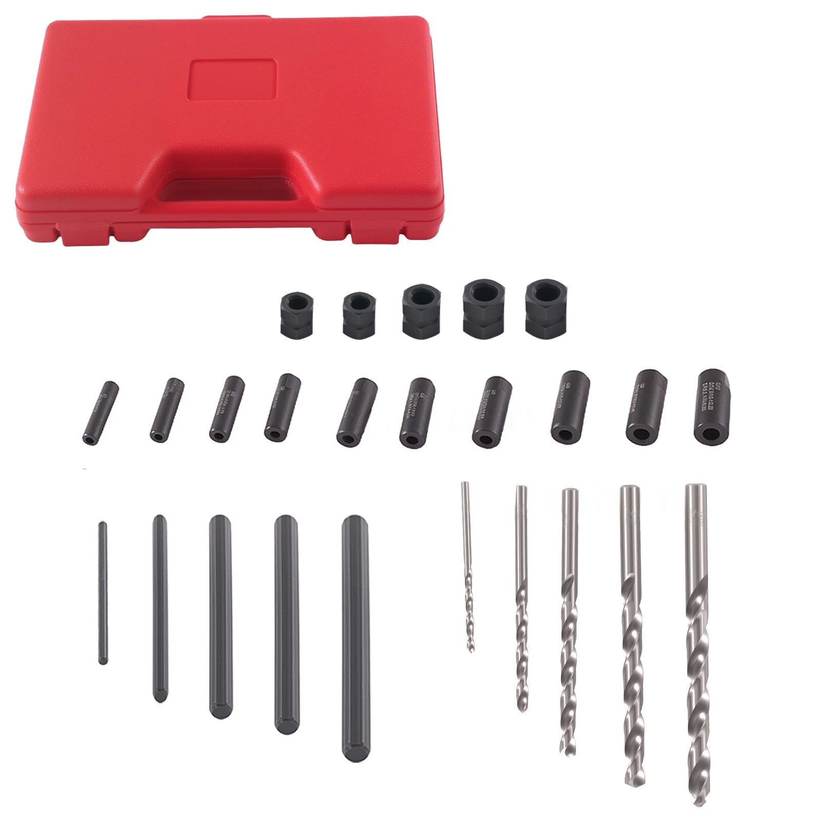 25PC Damaged Bolt Extractor Set 5mm-16mm for Automotive Repairs